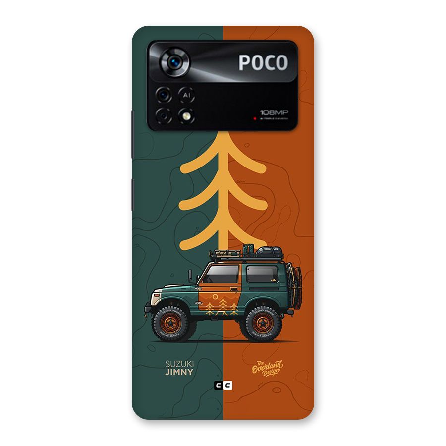 Amazing Defence Car Back Case for Poco X4 Pro 5G