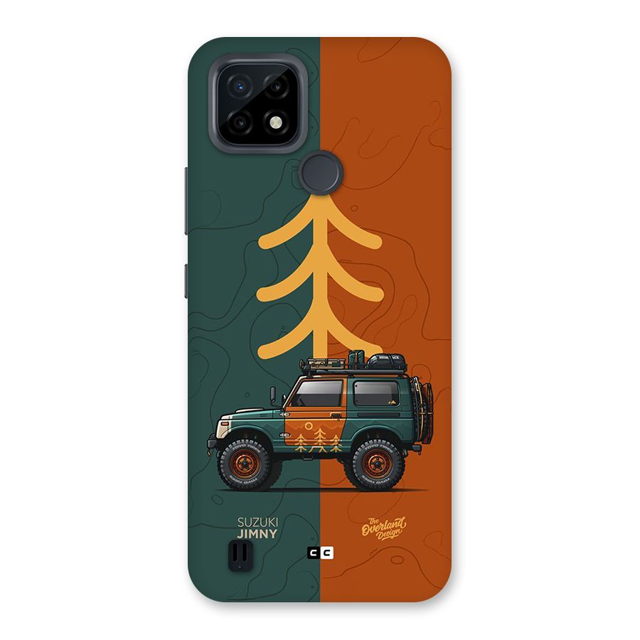 Amazing Defence Car Back Case for Realme C21