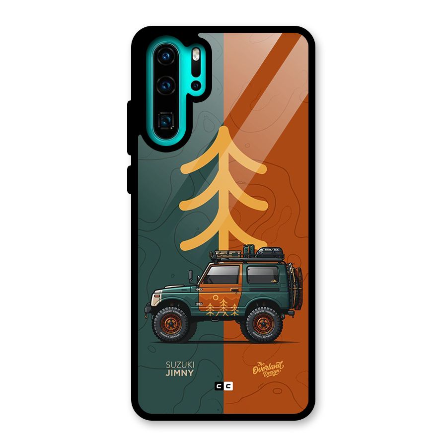 Amazing Defence Car Glass Back Case for Huawei P30 Pro
