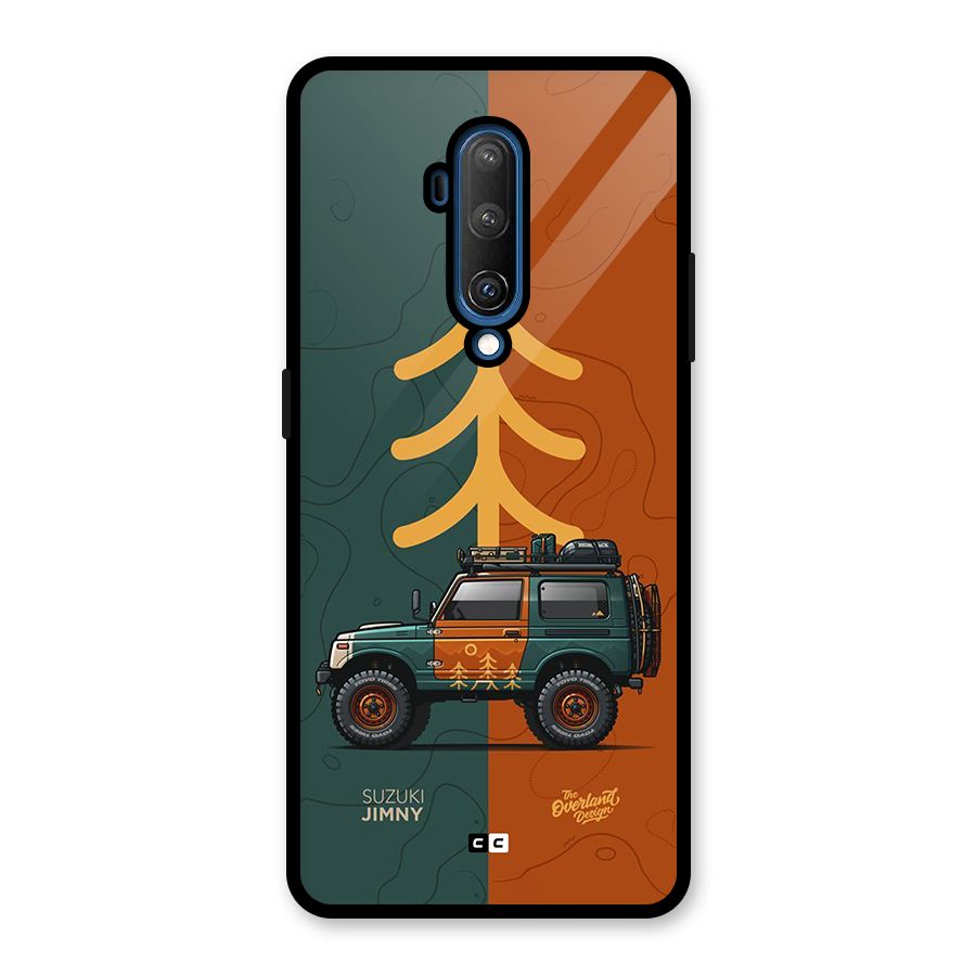 Amazing Defence Car Glass Back Case for OnePlus 7T Pro