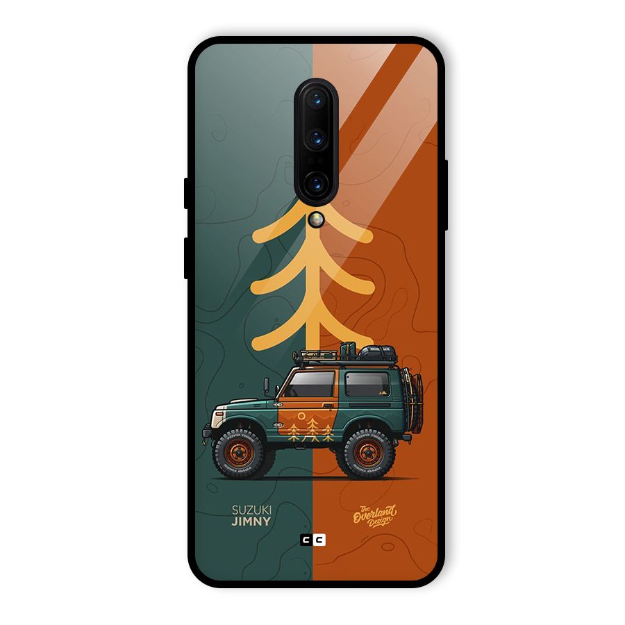 Amazing Defence Car Glass Back Case for OnePlus 7 Pro
