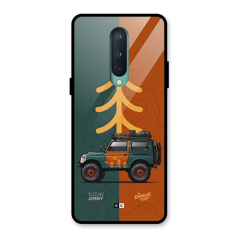 Amazing Defence Car Glass Back Case for OnePlus 8