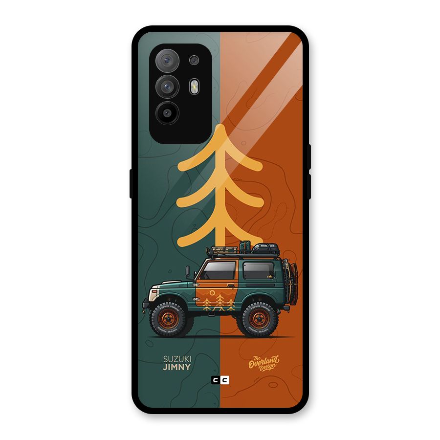 Amazing Defence Car Glass Back Case for Oppo F19 Pro Plus 5G