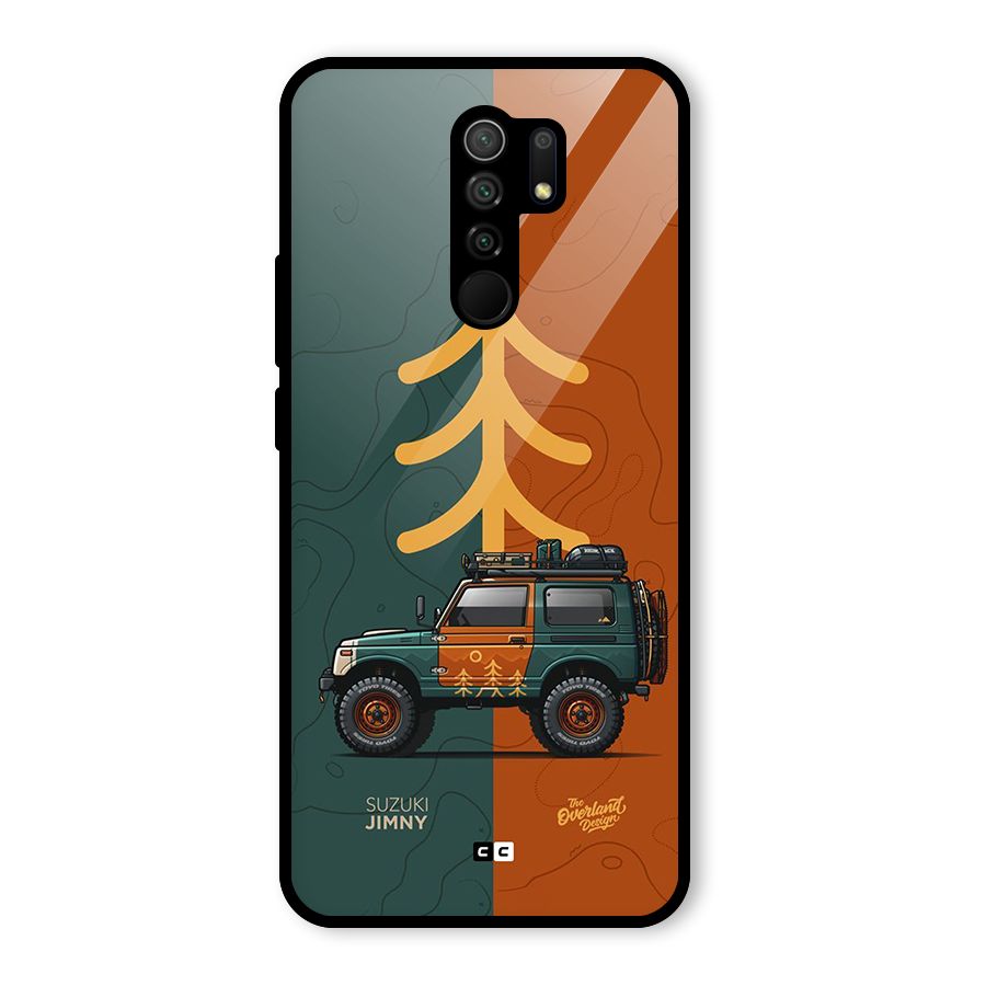 Amazing Defence Car Glass Back Case for Poco M2