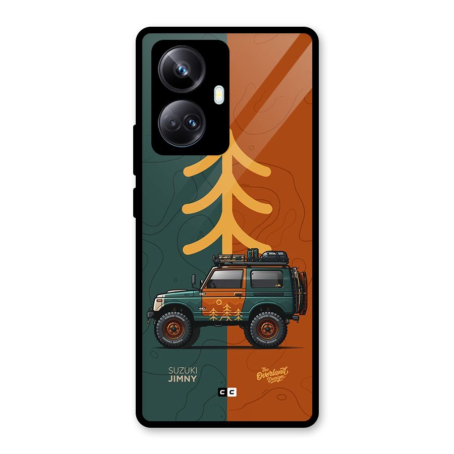 Amazing Defence Car Glass Back Case for Realme 10 Pro Plus