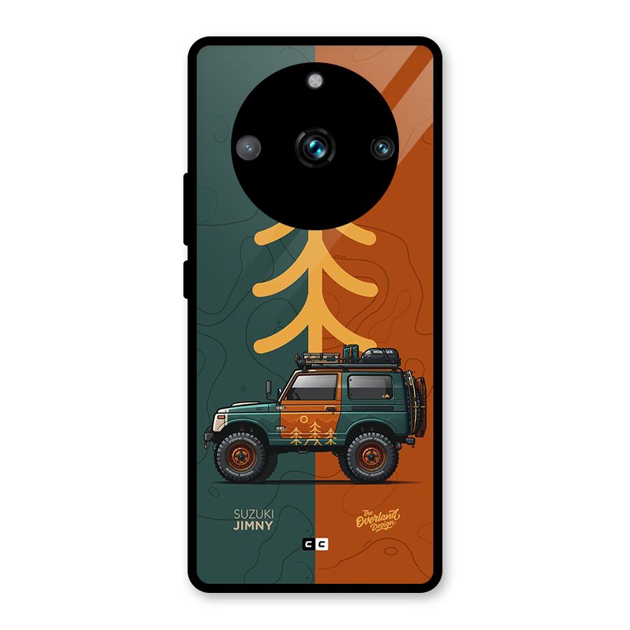 Amazing Defence Car Glass Back Case for Realme 11 Pro Plus