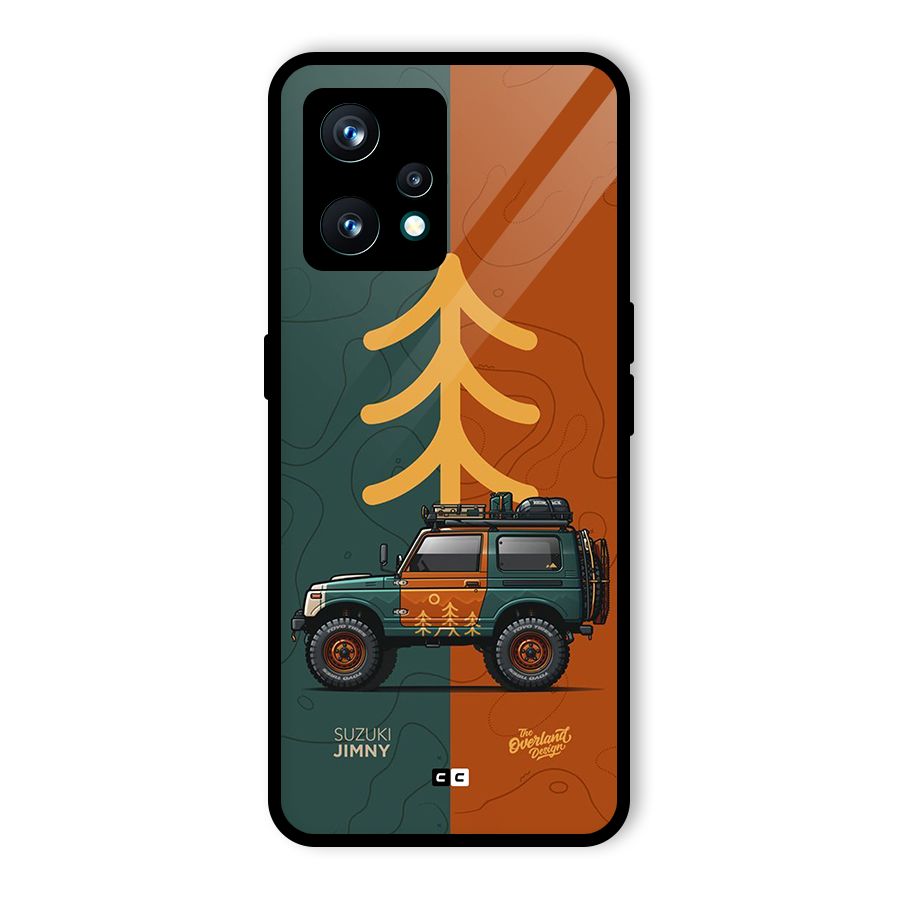Amazing Defence Car Glass Back Case for Realme 9 Pro Plus 5G