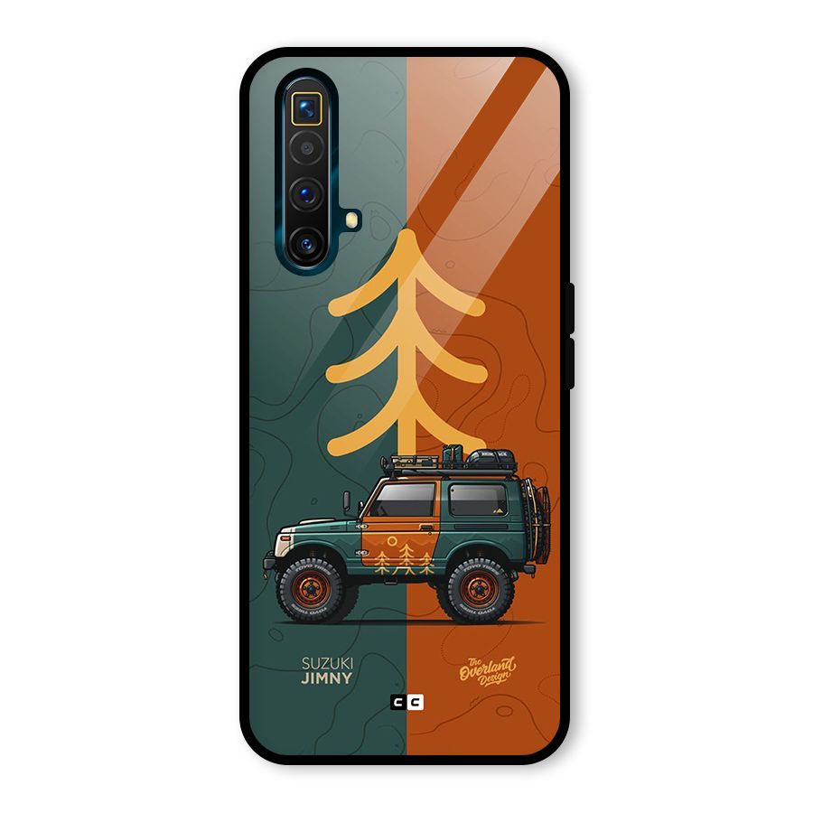 Amazing Defence Car Glass Back Case for Realme X3 SuperZoom