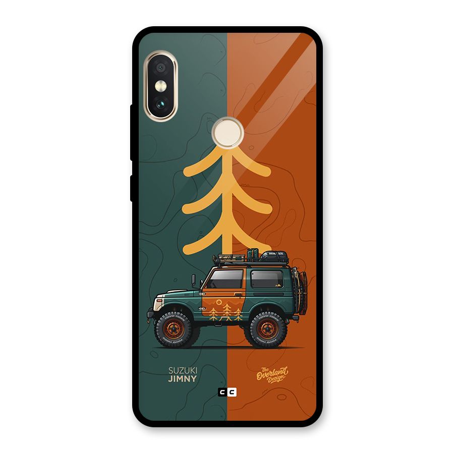 Amazing Defence Car Glass Back Case for Redmi Note 5 Pro