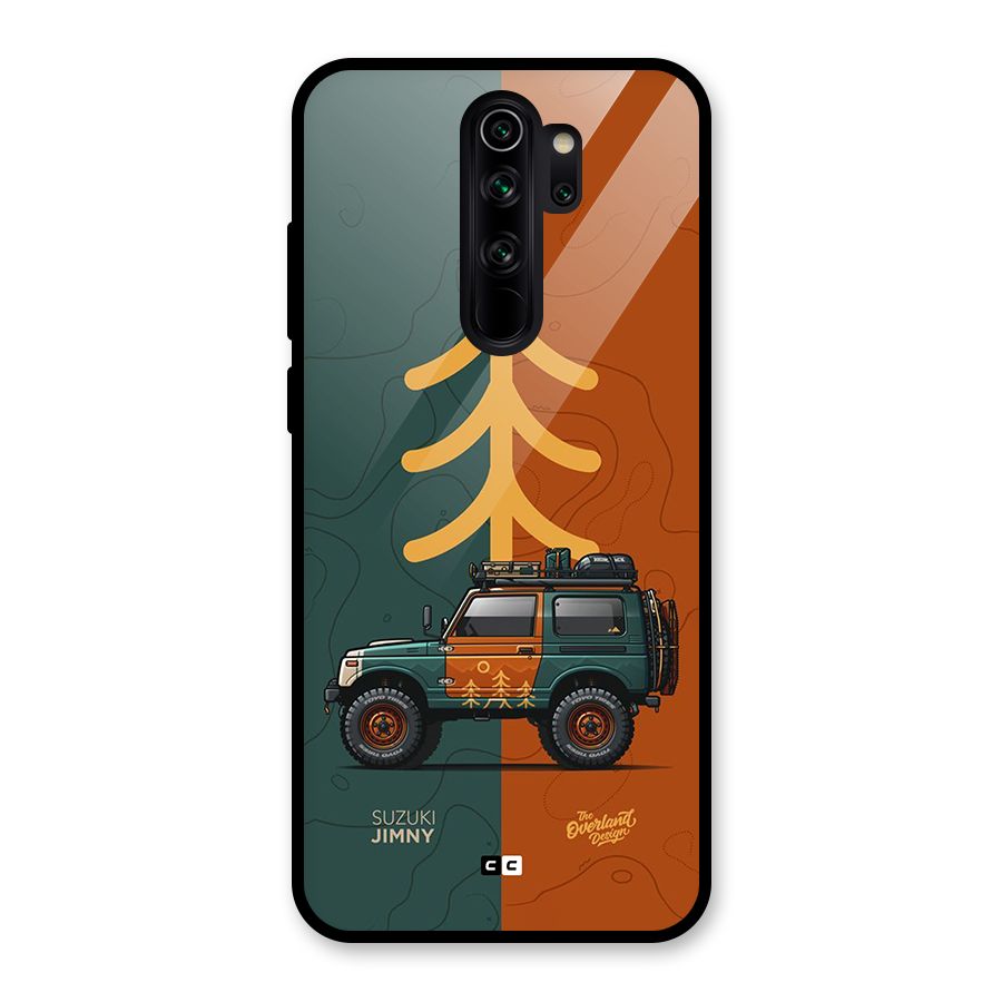 Amazing Defence Car Glass Back Case for Redmi Note 8 Pro
