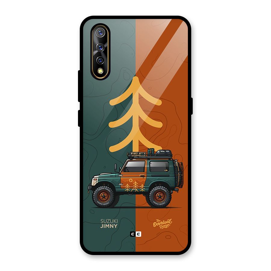 Amazing Defence Car Glass Back Case for Vivo S1