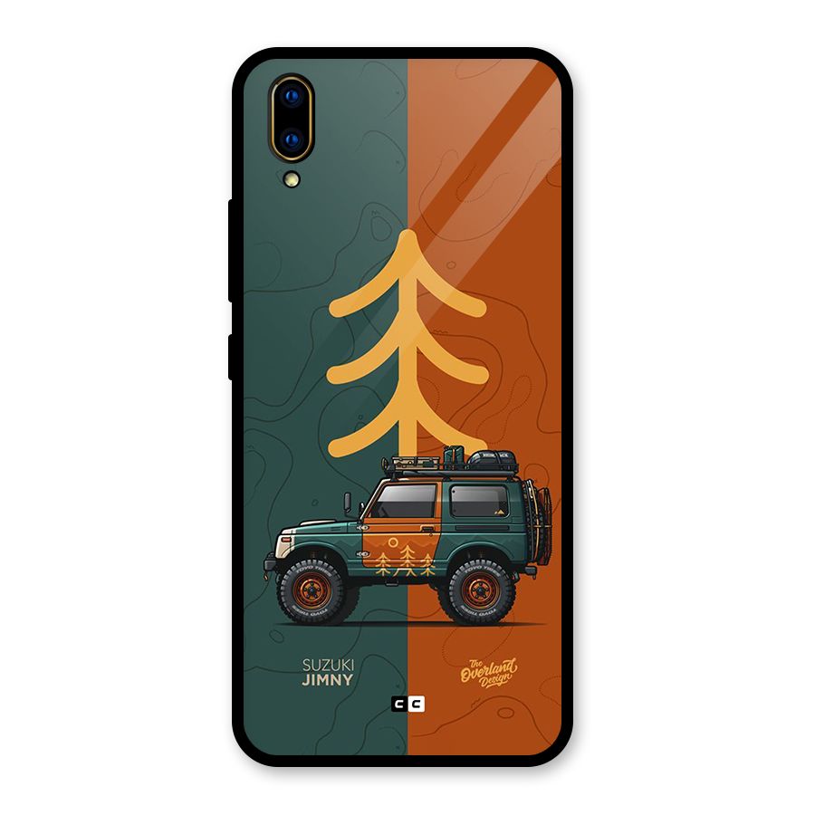 Amazing Defence Car Glass Back Case for Vivo V11 Pro