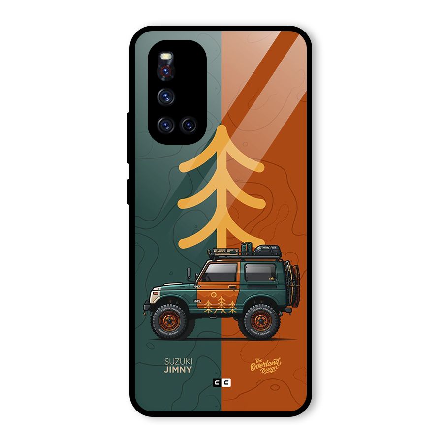 Amazing Defence Car Glass Back Case for Vivo V19