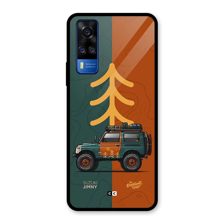 Amazing Defence Car Glass Back Case for Vivo Y31