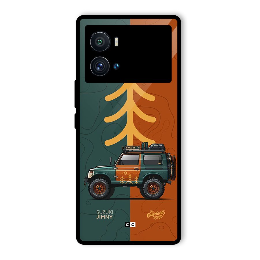 Amazing Defence Car Glass Back Case for Vivo iQOO 9 Pro