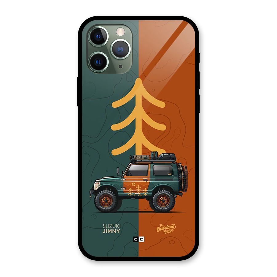 Amazing Defence Car Glass Back Case for iPhone 11 Pro