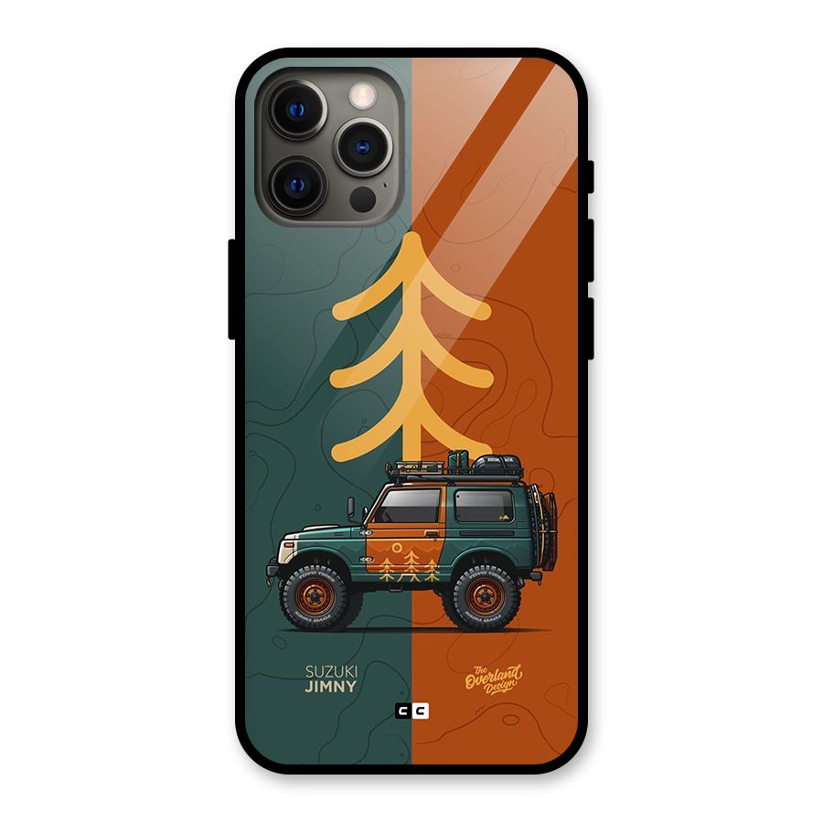 Amazing Defence Car Glass Back Case for iPhone 12 Pro Max