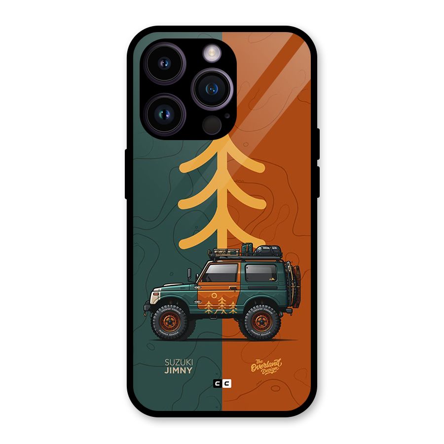 Amazing Defence Car Glass Back Case for iPhone 14 Pro