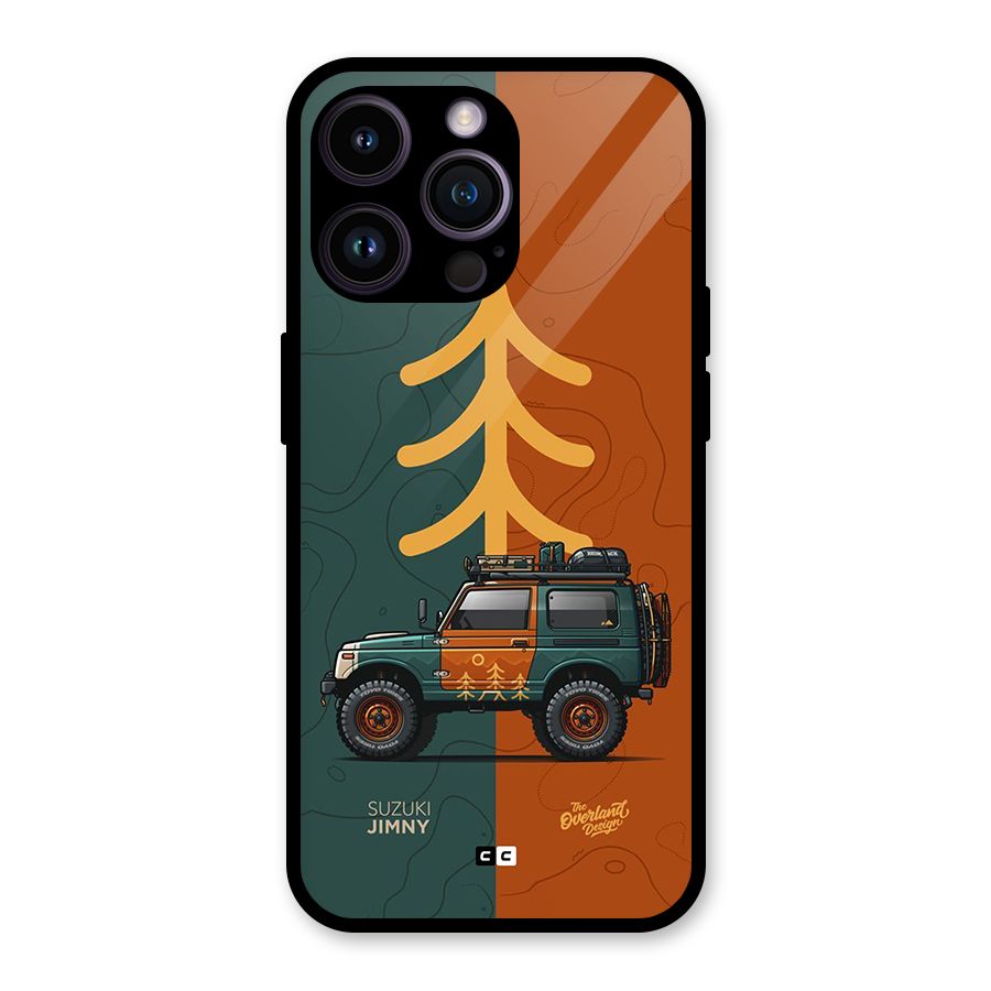 Amazing Defence Car Glass Back Case for iPhone 14 Pro Max