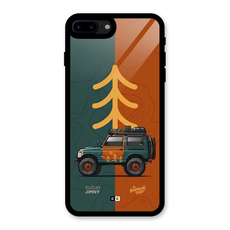 Amazing Defence Car Glass Back Case for iPhone 7 Plus
