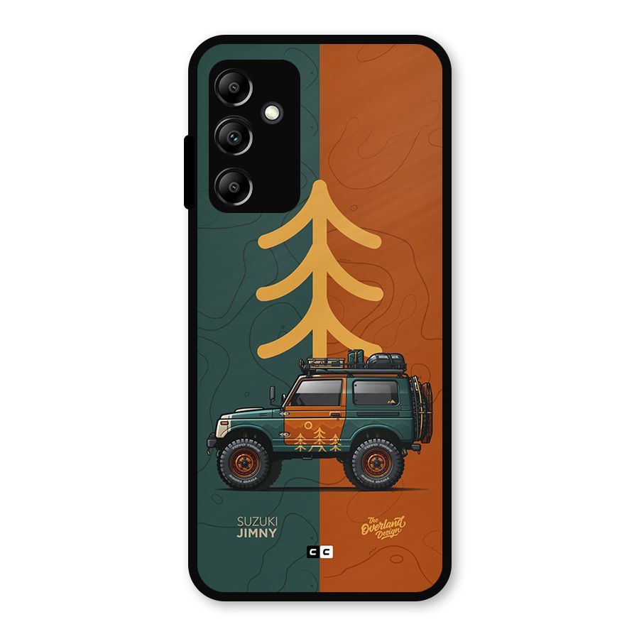 Amazing Defence Car Metal Back Case for Galaxy A14 5G