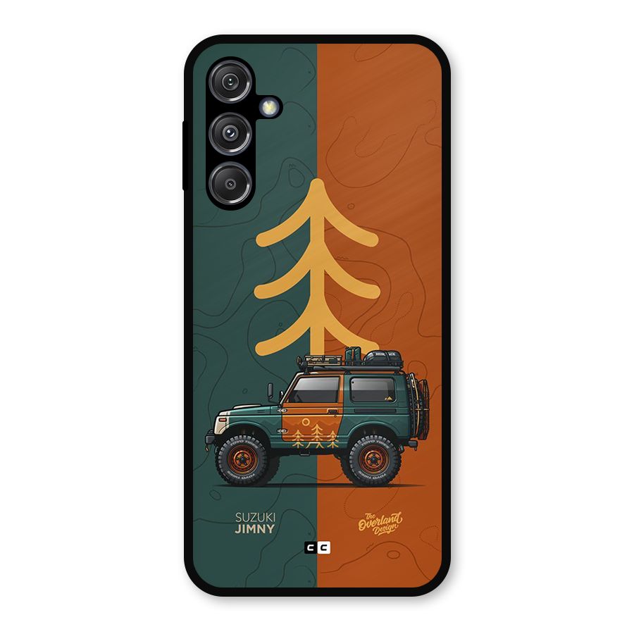 Amazing Defence Car Metal Back Case for Galaxy M34 5G