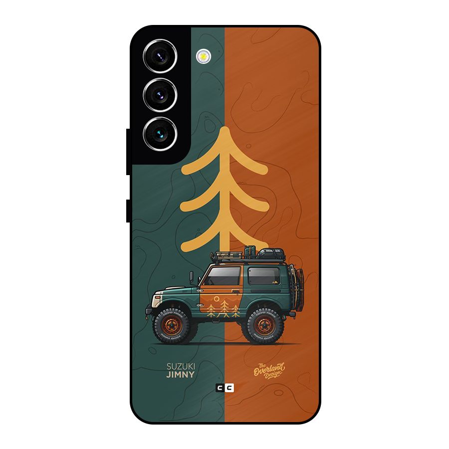 Amazing Defence Car Metal Back Case for Galaxy S22 5G