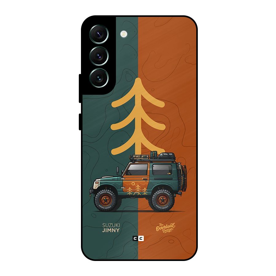 Amazing Defence Car Metal Back Case for Galaxy S22 Plus 5G