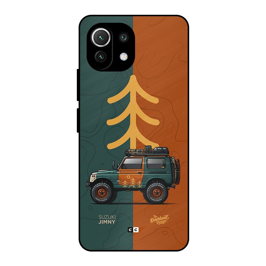 Amazing Defence Car Metal Back Case for Mi 11 Lite