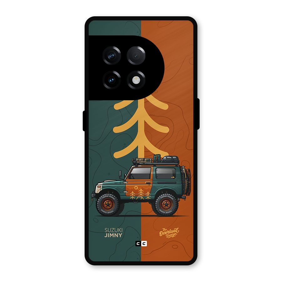 Amazing Defence Car Metal Back Case for OnePlus 11R