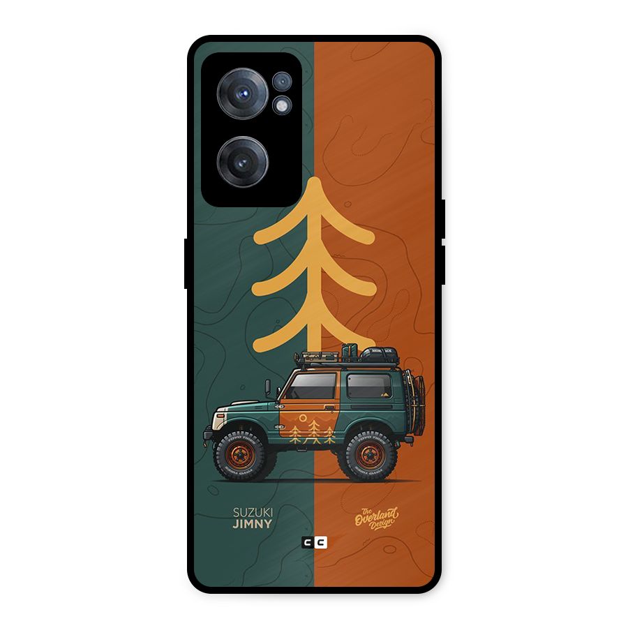 Amazing Defence Car Metal Back Case for OnePlus Nord CE 2 5G