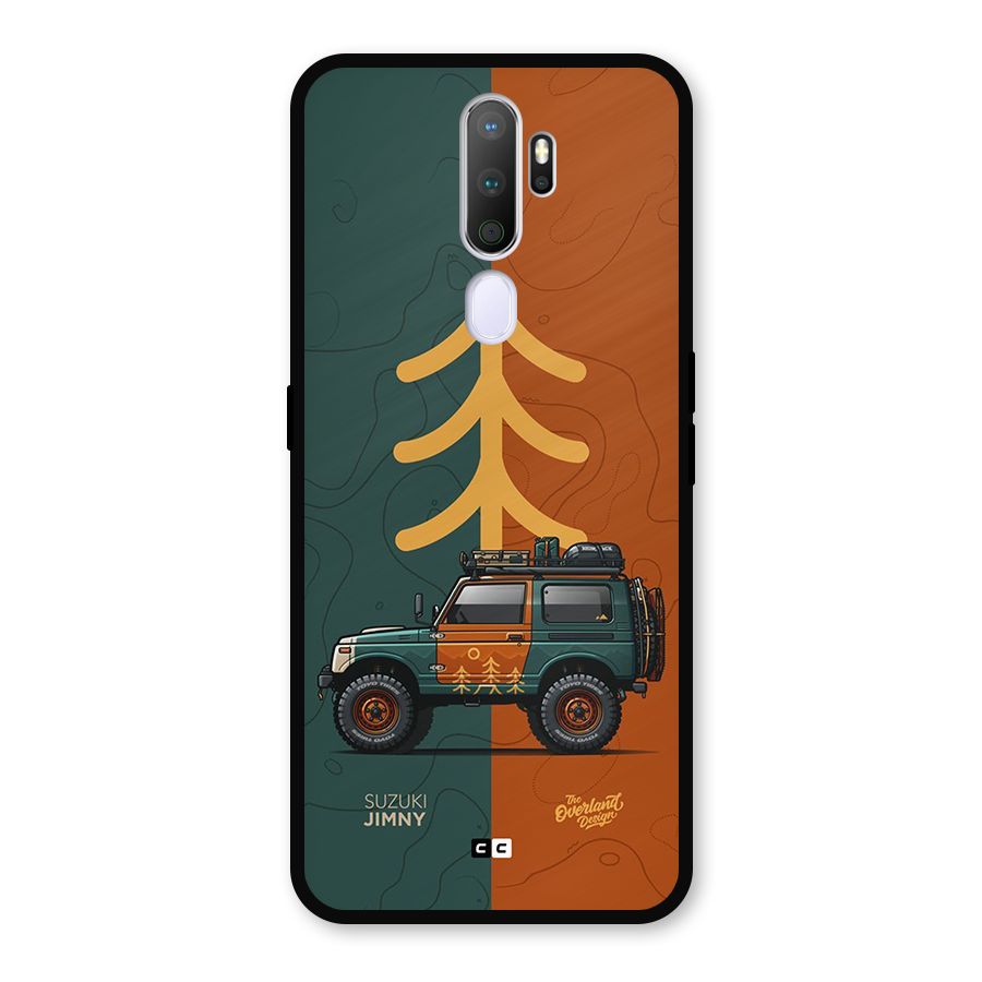 Amazing Defence Car Metal Back Case for Oppo A5 (2020)