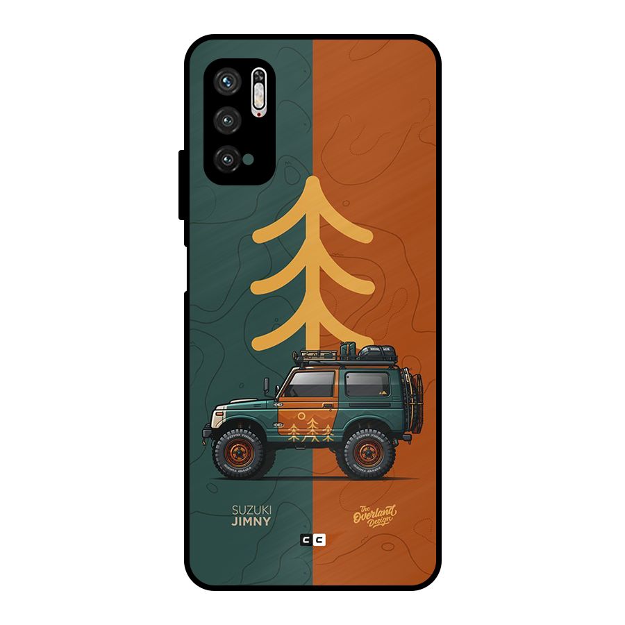 Amazing Defence Car Metal Back Case for Poco M3 Pro 5G