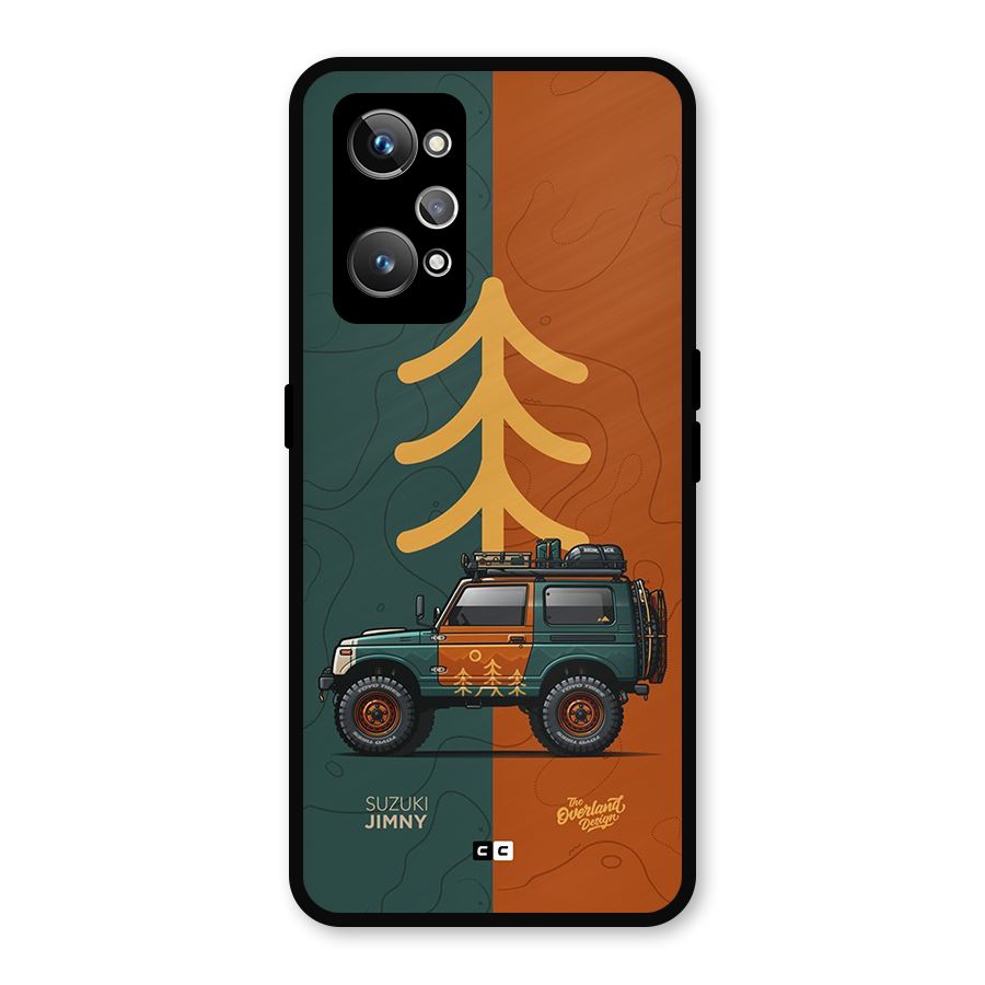 Amazing Defence Car Metal Back Case for Realme GT 2