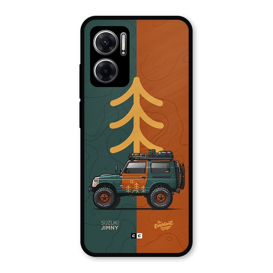 Amazing Defence Car Metal Back Case for Redmi 11 Prime 5G
