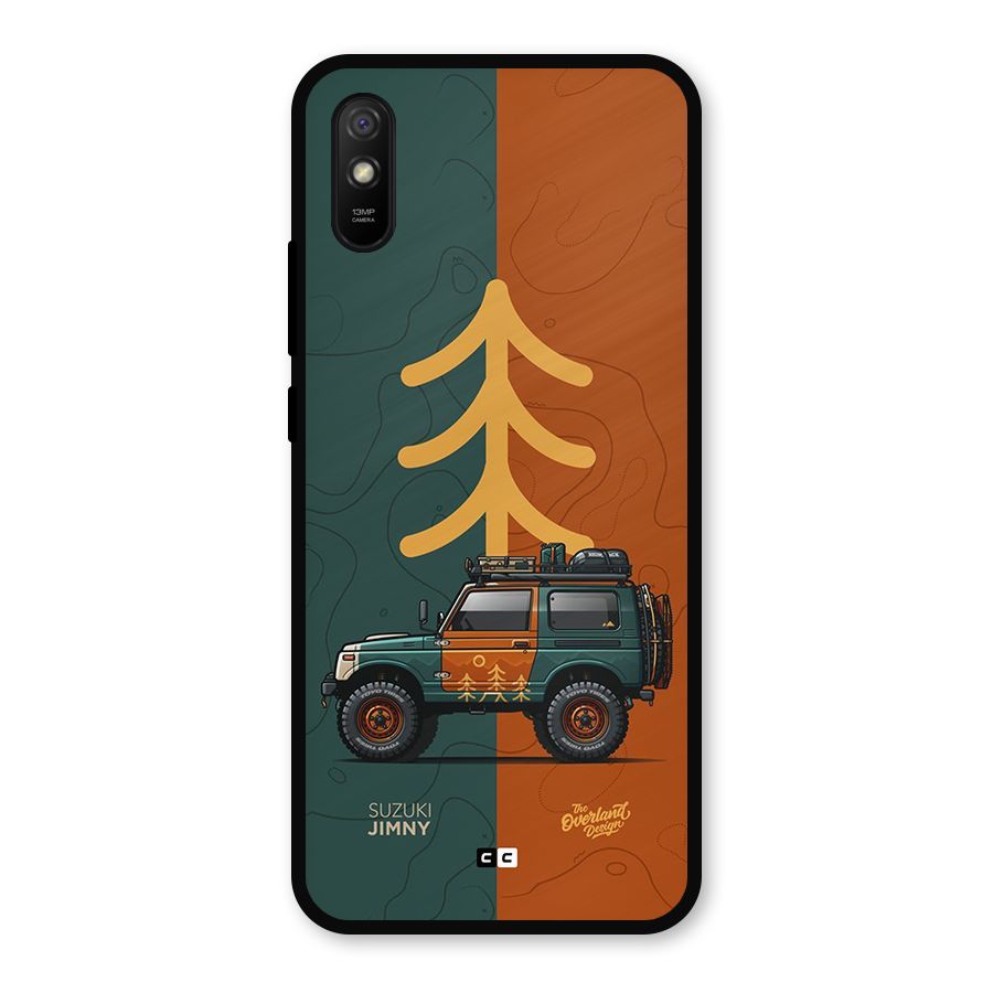 Amazing Defence Car Metal Back Case for Redmi 9i