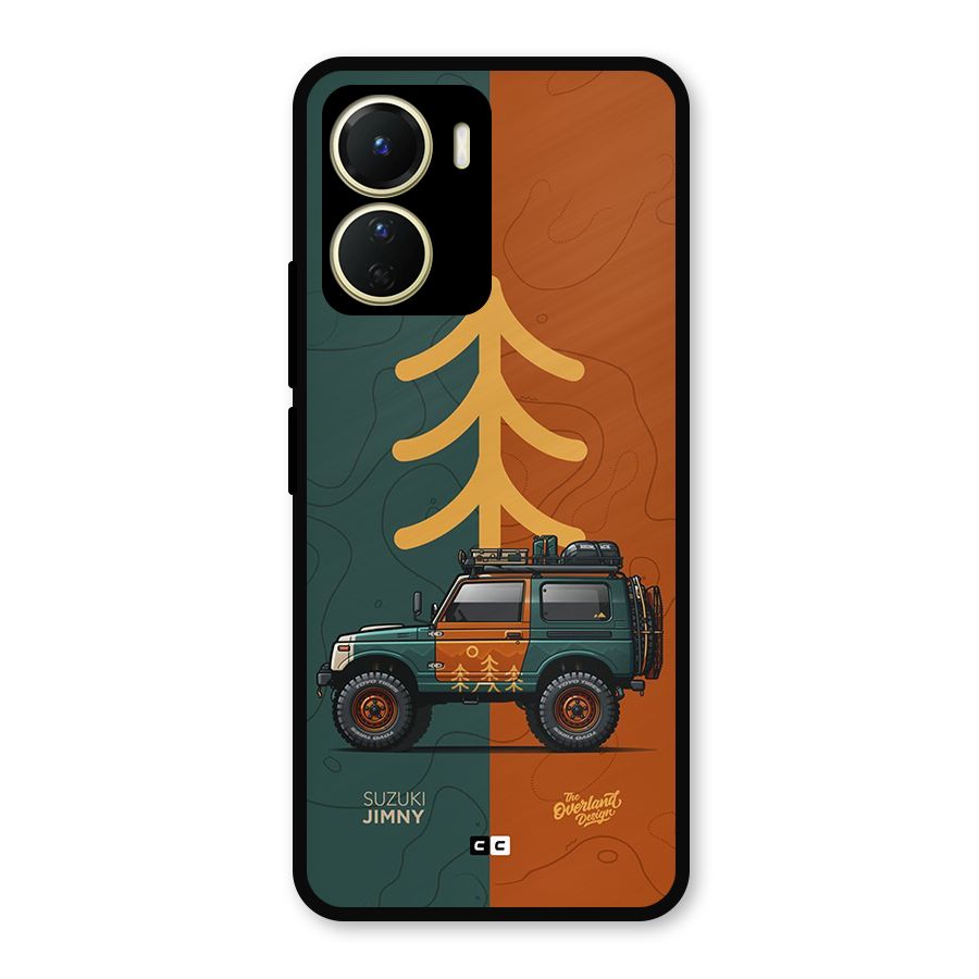 Amazing Defence Car Metal Back Case for Vivo T2x