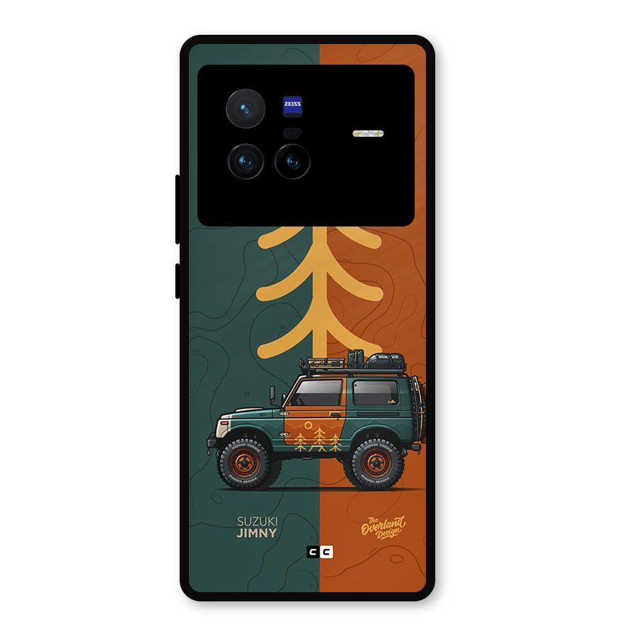 Amazing Defence Car Metal Back Case for Vivo X80
