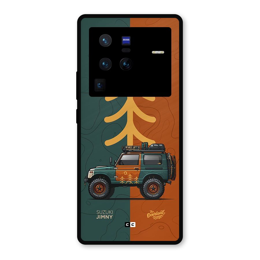 Amazing Defence Car Metal Back Case for Vivo X80 Pro