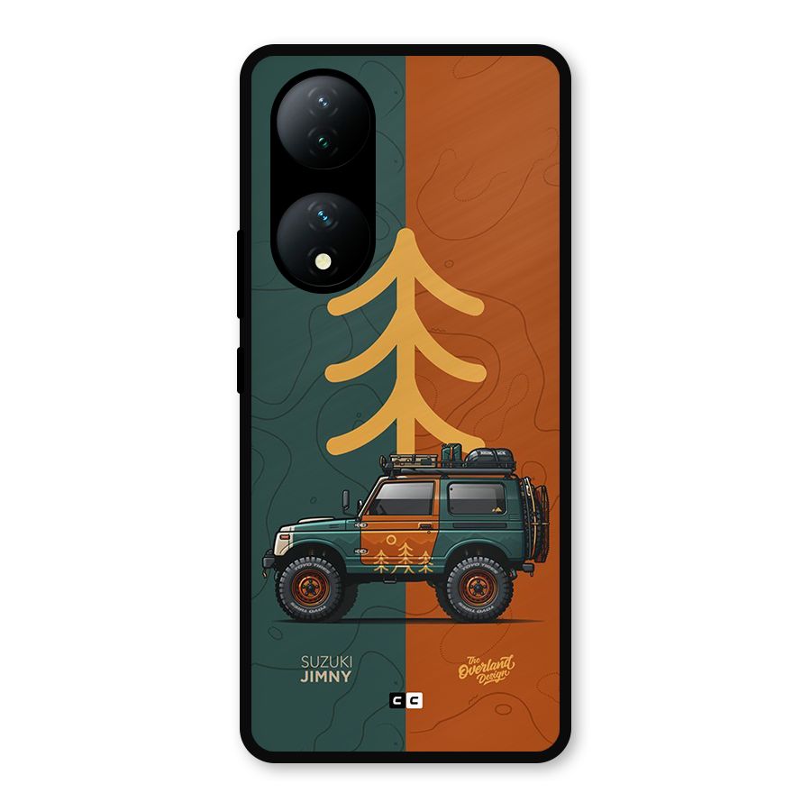 Amazing Defence Car Metal Back Case for Vivo Y100a
