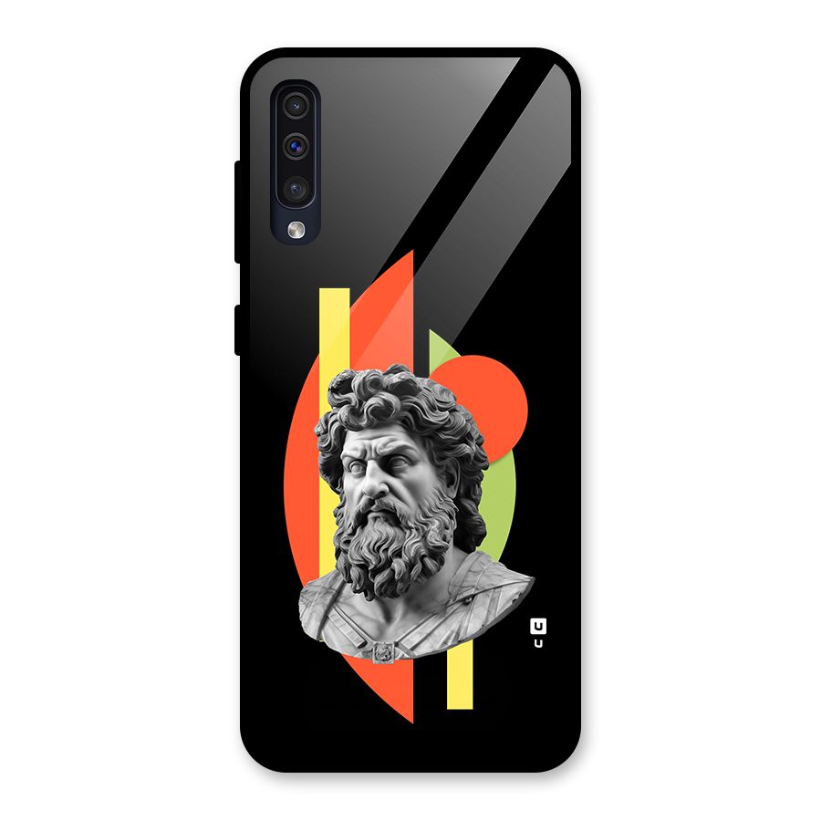 Amazing Geometry Glass Back Case for Galaxy A50