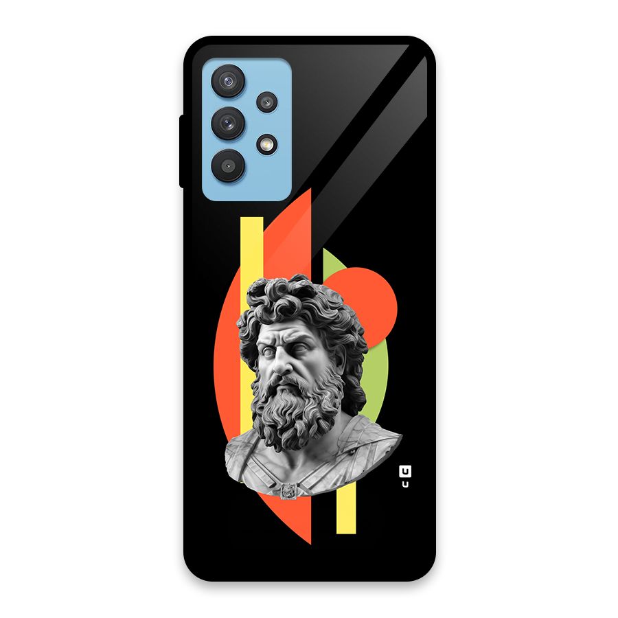 Amazing Geometry Glass Back Case for Galaxy M32 5G