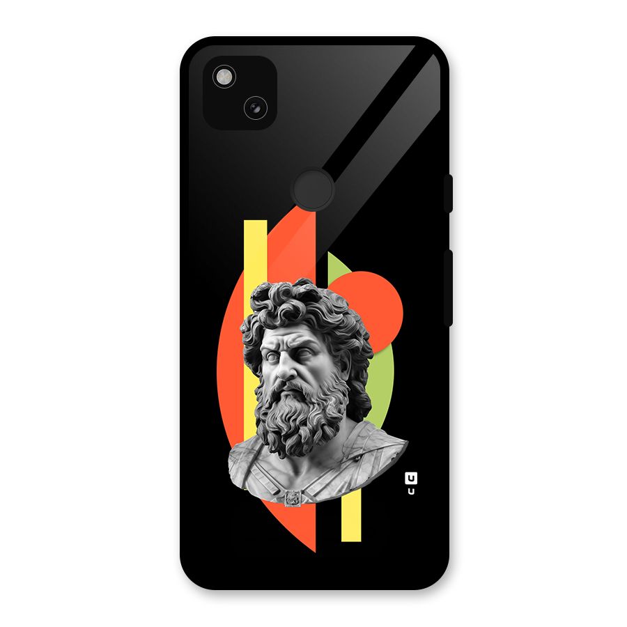 Amazing Geometry Glass Back Case for Google Pixel 4a