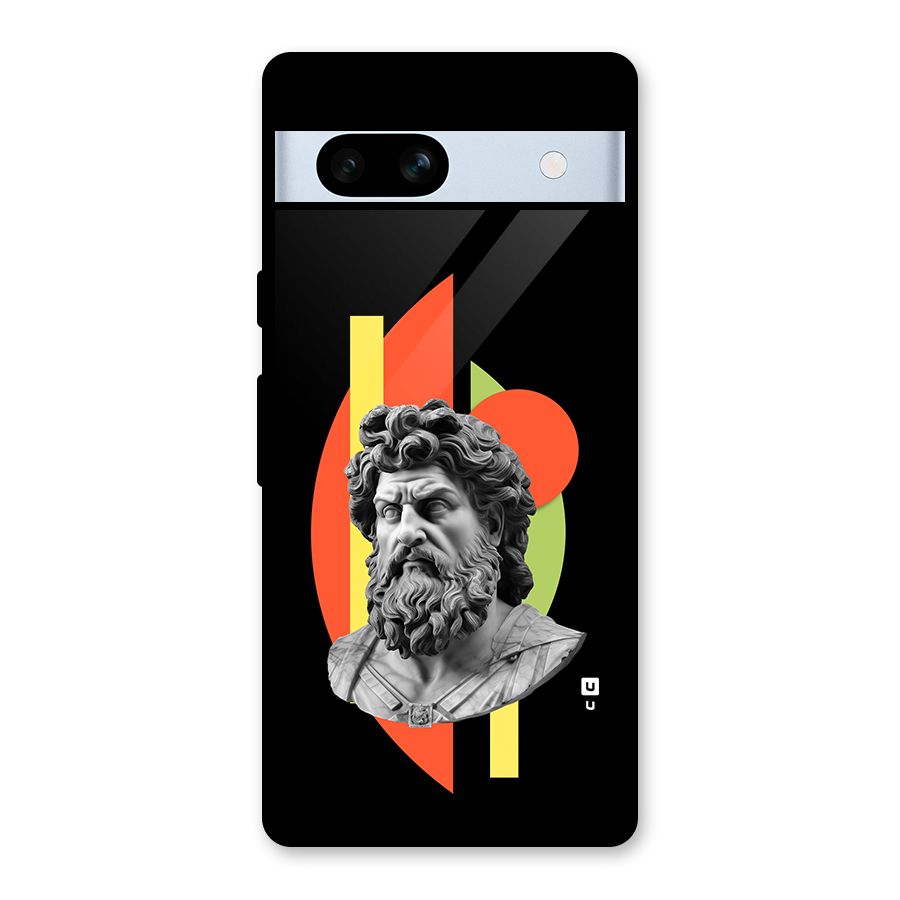 Amazing Geometry Glass Back Case for Google Pixel 7a