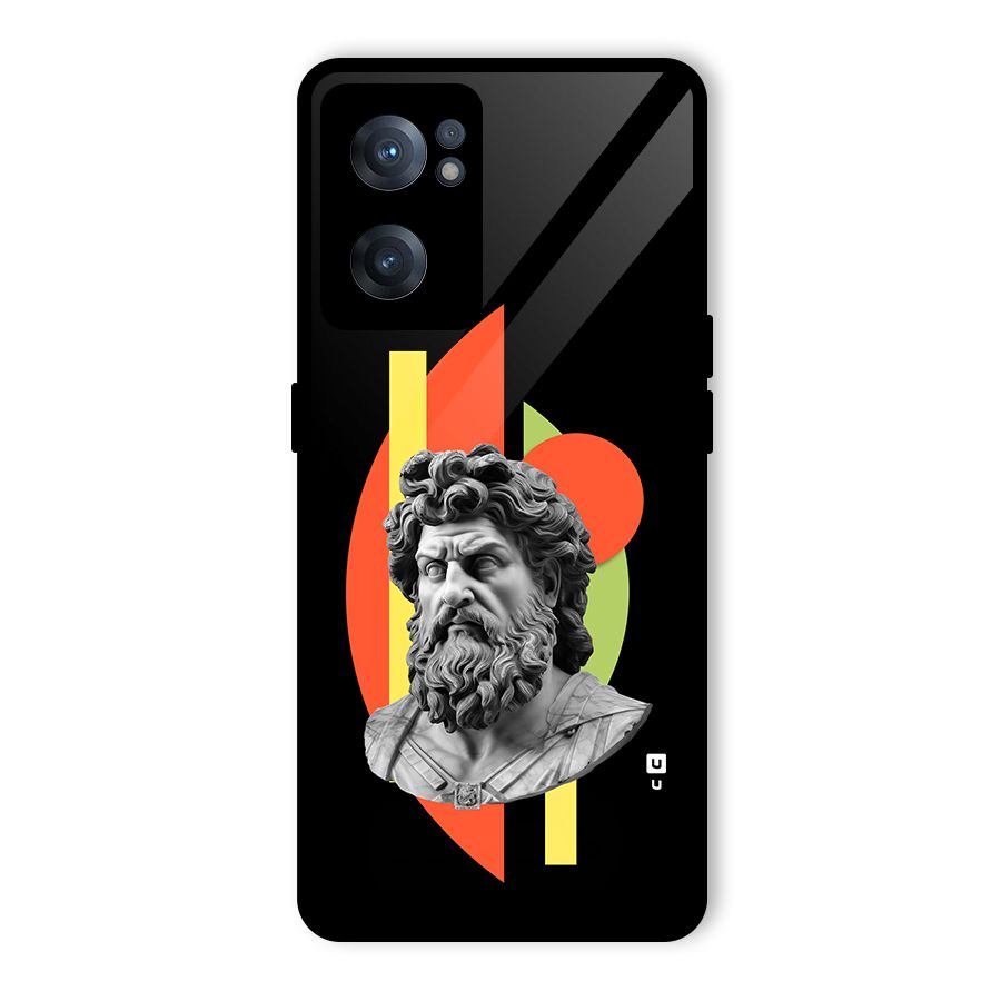 Amazing Geometry Glass Back Case for OnePlus Nord CE 2 5G
