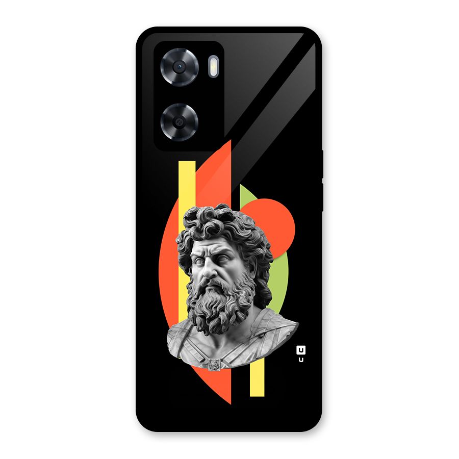 Amazing Geometry Glass Back Case for OnePlus Nord N20 SE