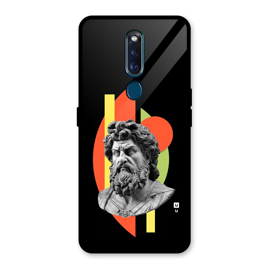 Amazing Geometry Glass Back Case for Oppo F11 Pro