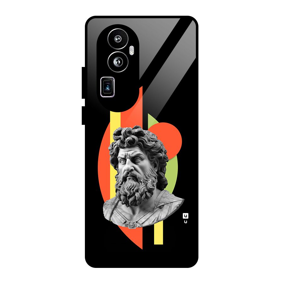 Amazing Geometry Glass Back Case for Oppo Reno10 Pro Plus