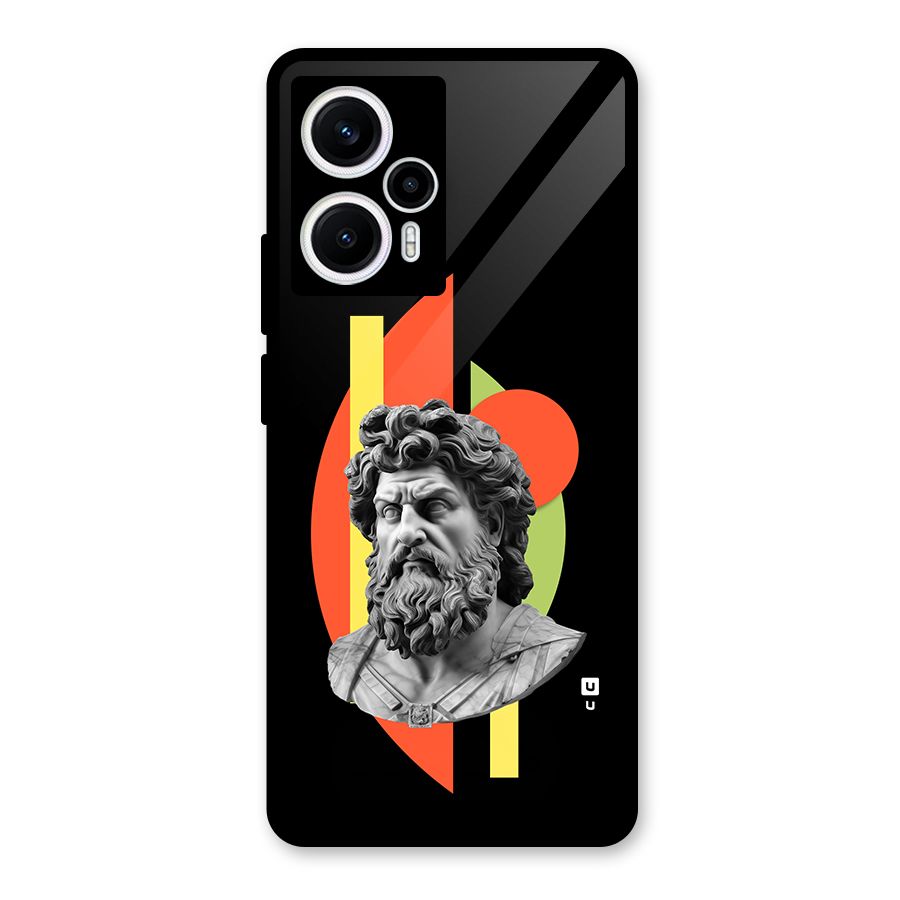 Amazing Geometry Glass Back Case for Poco F5