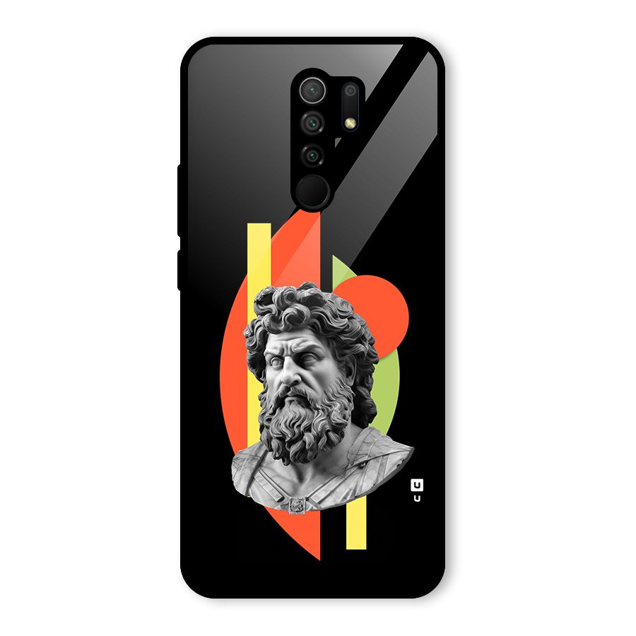 Amazing Geometry Glass Back Case for Poco M2